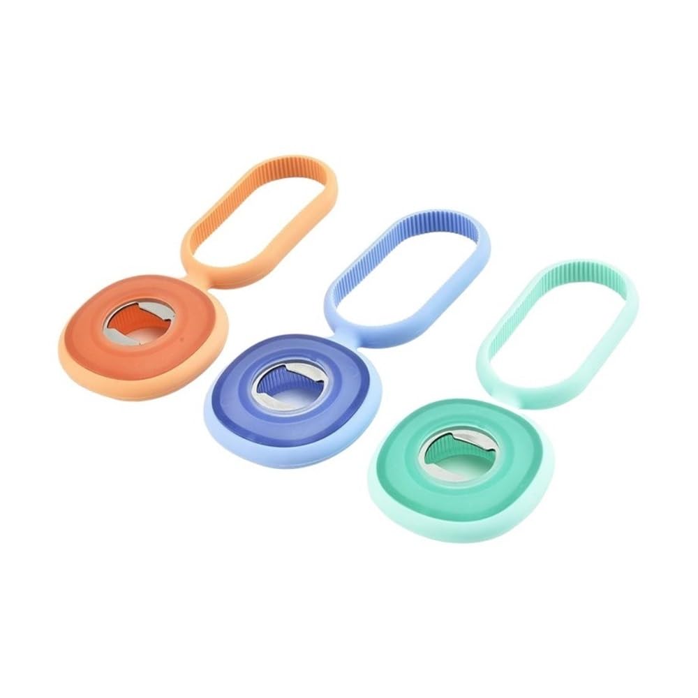 Ouvre-boîte manuel et décapsuleur en silicone 3 en 1 pour une ouverture facile