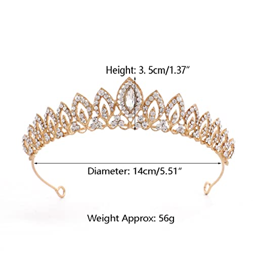 Tocado de novia tipo corona de cristales para joyería capilar 3