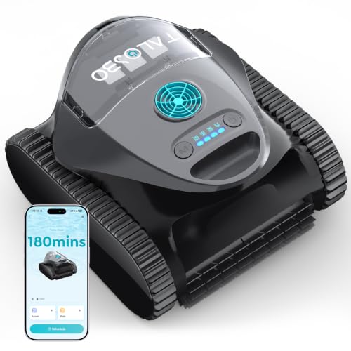 TALOSBO C1 Cordless Robotic Pool Cleaner, Wall-Climbing 180 Min