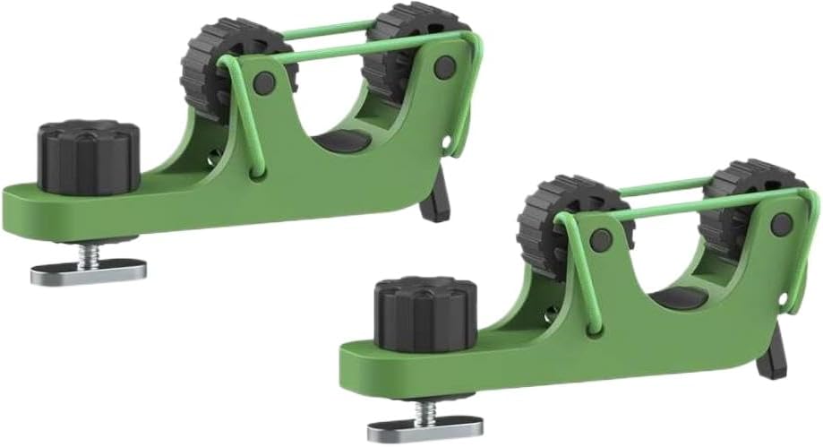 2 Pack Adjustable Kayak Paddle Holder Track Mount Accessory Compatible with Standard Kayak Oar Rail