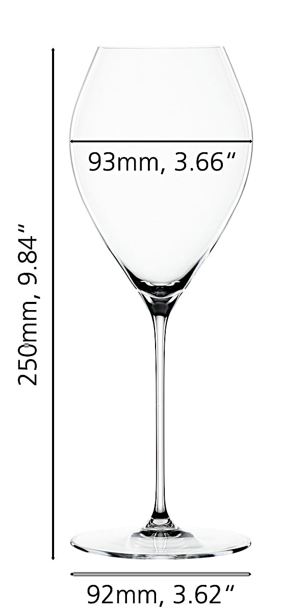 Spiegelau Spumanteglas 2er Set - aus Glas, Fassungsvermögen ca. 500 ml.