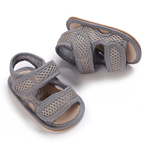 Image of RVROVIC Baby Boys Girls Sandals Premium Infant Summer Outdoor Shoes PU Lightweight Soft Anti-Slip Sole Toddler Prewalker
