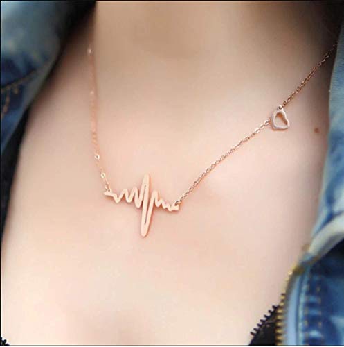 Image of Yellow Chimes Necklace for Women and Girls Love Pendant for Women | Valentines Special Love Heart Chain Pendant | Birthday Gift for Women Anniversary Gift for Wife Valentine Gift for Girls
