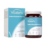 Vitaler’s Natriumbutyrat - 60 Kapseln, vegan, 1 Monat Nahrungsergänzung, ohne Konservierungsstoffe, reine Zusammensetzung
