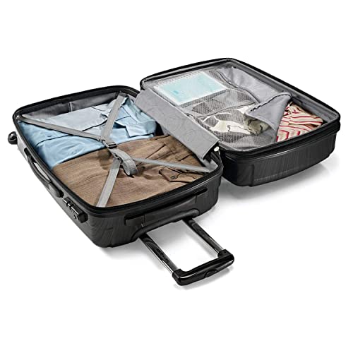 Image of Samsonite Winfield 2 Hardside Expandable Luggage with Spinner Wheels, Brushed Anthracite, 2-Piece Set (20 /24)