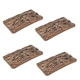 Création d'un habitat sûr : parfaitement adaptés aux reptiles et aux amphibiens, ces panneaux de fond en écorce d'arbre offrent un environnement sécurisé et réaliste pour les terrariums, les décorations en rondelles de bois naturel et les jardinières en écorce