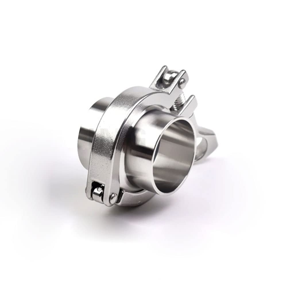 Zestaw tulejek do spawania sanitarnego z trzema zaciskami – 304SS z uszczelką silikonową do piwa domowego i przetwórstwa spożywczego, 19–102 mm(102mm119)