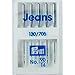 Produktbild Prym 152460 Nähmaschinennadeln 130/705 Jeans, 90, Silberfarbig