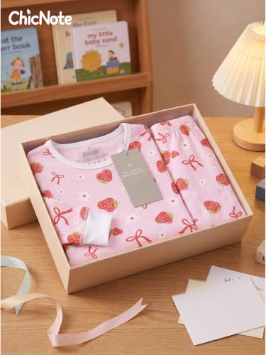Viscose from Bamboo Toddler Pajamas Girl Long Sleeve Pjs Set - image 2