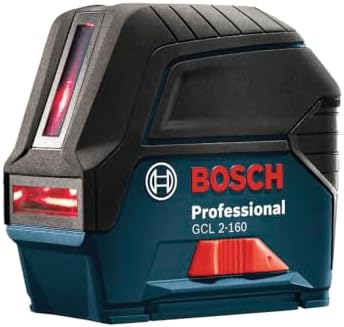 BOSCH GCL 2-160 Self-Leveling Cross-Line Laser with Plumb Points