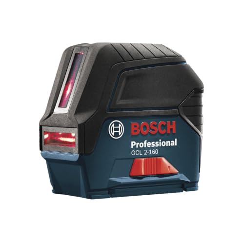 BOSCH GCL 2-160 Self-Leveling Cross-Line Laser with Plumb Points