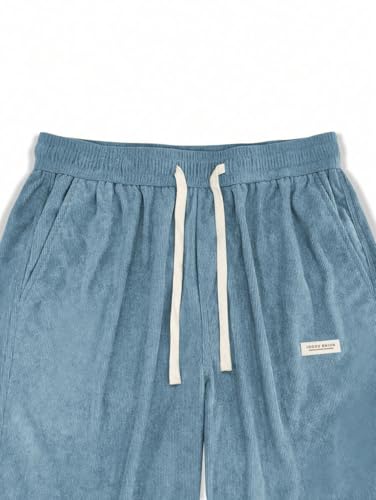 Image of ZAFUL Men's Corduroy Straight Leg Loose Fit Casual Pants