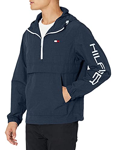 Image of Tommy Hilfiger Men's Retro Lightweight Taslan Popover Jacket