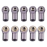 10Pack Vgoohobby Metal M4 Ball Joint Link Ball Head Tie Rod End Compatible with Axial SCX10-II 90046...