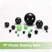 uxcell 100pcs POM Plastic Bearing Balls, 17/64