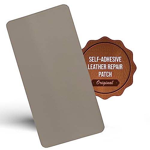 MastaPlasta Self-Adhesive Premium Leather Repair Patch - Beige 20cm x 10cm (8in x 4in). Your All-In-One Instant Upholstery-Quality Leather Repair Kit for Sofas, Car Interiors, Bags & DIY