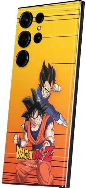 Vista 14 de Skinit Calcomanía para teléfono compatible con Galaxy S23 Ultra, diseño de retrato con licencia oficial de Dragon Ball Z Vegeta Negro - DRGNBZ17