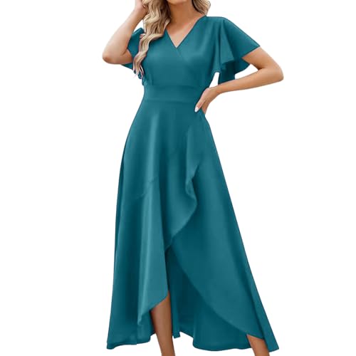 Robe de soirée bohème chic pour un mariage champêtre élégant