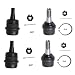 Front Upper & Lower Ball Joint 4pc Kit Driver & Passenger Side for 2000-2001 Dodge Ram 1500 4x4 4WD & Dana 44 Axle