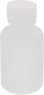 Aexit 30ml Plastic Measuring Tools & Scales Small Mouth Reagent Bottle Sample Sealing Medicine Cups Bottle White