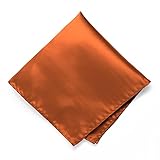 tiemart Premium Pocket Square (Burnt Orange)