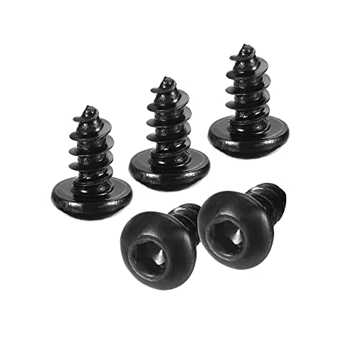 Vis autotaraudeuses M3 x 6 mm pour fixer dans le plastique et le métal sans taraud, uxcell
