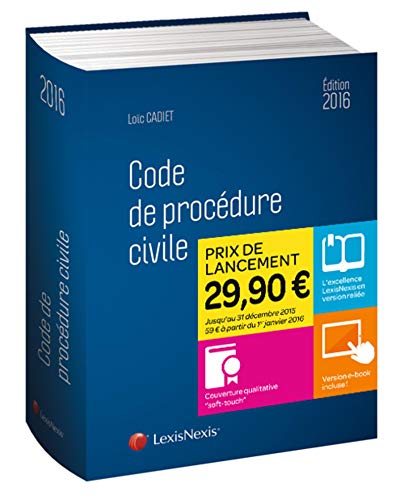 Code de procédure civile 2016 Code de procédure civile 2016