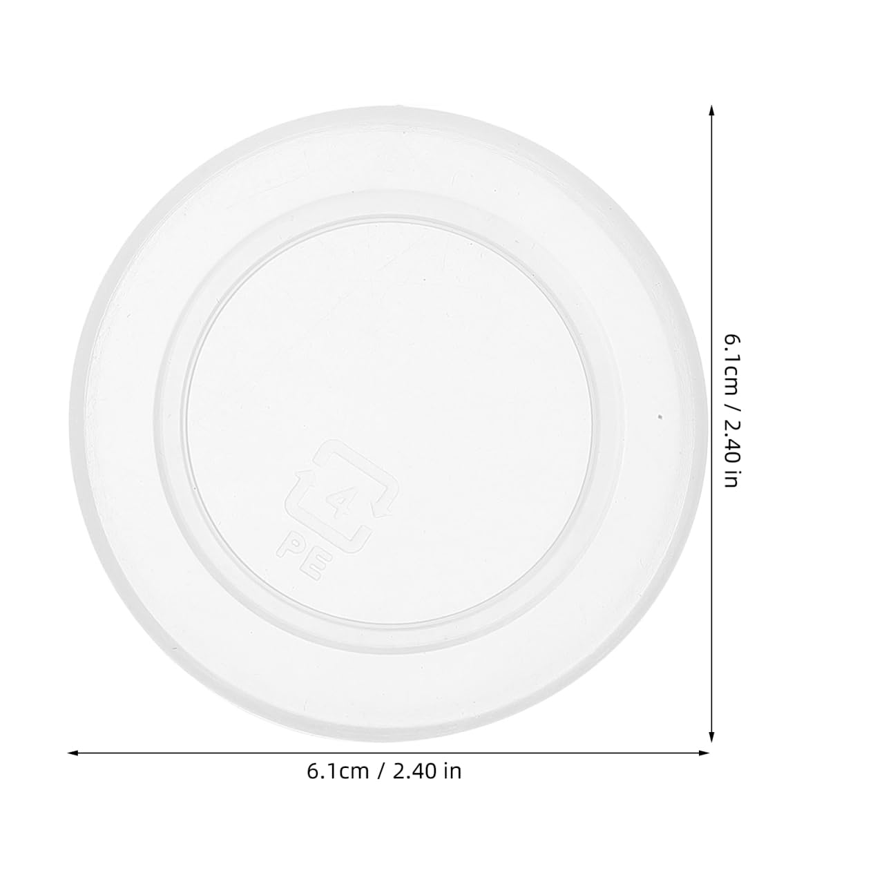 FUNOMOCYA 30pcs Pudding Jar Lids and Yogurt Bottle Caps Leak Sealed Covers for Containers Pe Material for Home Storage and Food Preservation