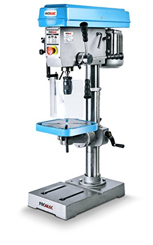 Promac 370elb Perceuse, 230 V, 0.75 Kw, MK2, 1 table de tourig avec LED lampe de travail et mandrin auto-serrant