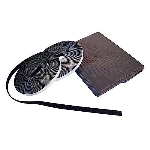 Windhager Pollenschutz-Vlies Pollenschutzgitter Pollenfilter Insektenschutz Set für Fenster, 130 x 150 cm, 03383, Anthrazit