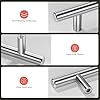 homdiy 15 Pack Brushed Nickel Cabinet Pulls 3 Inch Handles Stainless Steel Cabinet Hardware for Kitchen and Bathroom Cabinets, 5 Inch Overall Drawer Pull #5