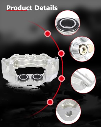 Image of cciyu Front Left /Right Disc Brake Caliper Assembly 19-2984 2003-2009 For Toyota For 4Runner,2007-2014 For Toyota For FJ Cruiser,2005-2023 For Toyota For Tacoma,2000-2006 For Toyota For Tundra