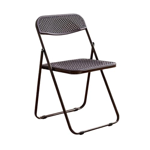 Tragbare 45,7 cm braune Rattan-Küchenstühle – robuste...