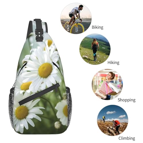 Morrales urbanos negros Cross Chest Bag para adultos miniatura 6