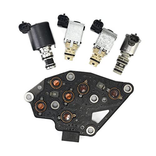 HGOLHZCC 5PCS 4T65E Transmission Master Solenoid Kit EPC Shift TCC Fits For GM Volvo 1997-2002 4T65 4T65-E