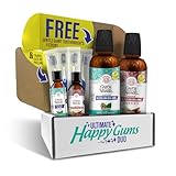 GuruNanda Ultimate Happy Gums Duo, with Alcohol & Flouride-Free Cocomint & Ashwagandha Oil Pulling, Ayurvedic Oral Care for Happy Gums & Fresher Breath