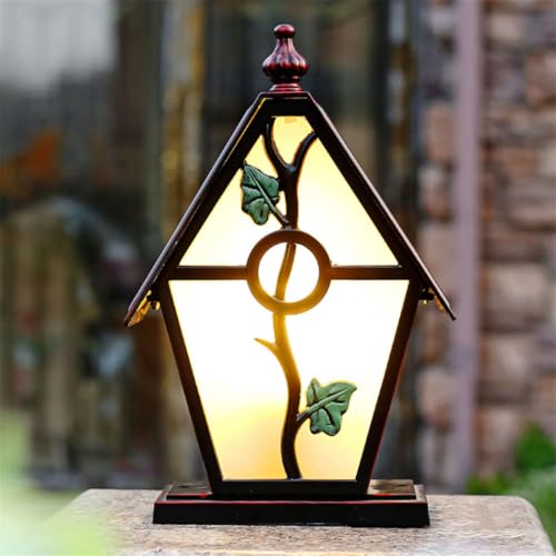 Farola exterior de estilo danés para iluminar y decorar patios y jardines 8