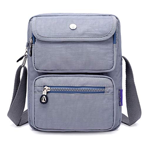 MeCooler Bolso Bandolera Mujer Bolso de Moda Bolsas de Viaje Impermeable Bolsa de Deporte Ligero Libro Bolsa Diseño para Escolares Tablet