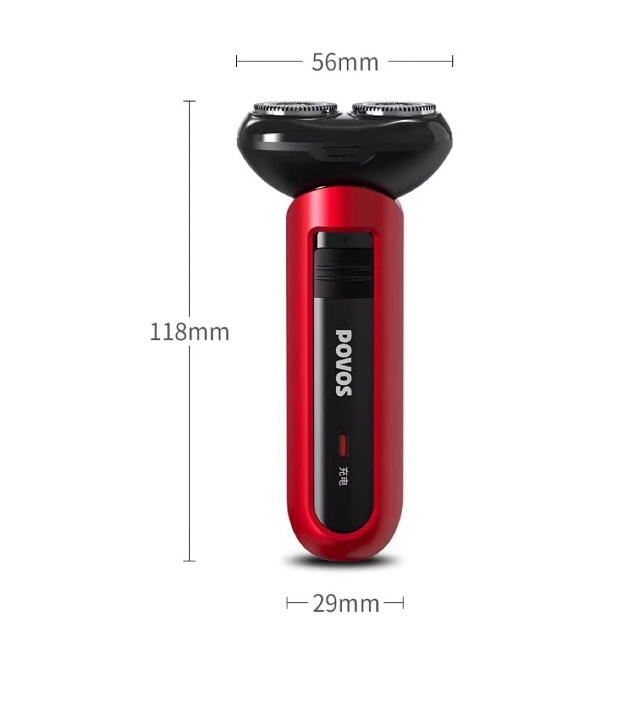 ARTSZY Rasoio Multifunzione, Rasoio Elettrico for Uomini rasate for Uomini, Uomo Rotante rotativo Bagnato Bagnato USB Kit di toelettatura a Rasoio Ricaricabile a Filo cordle