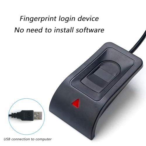 Scanner d'empreintes digitales USB en ABS pour ordinateur de bureau - 7