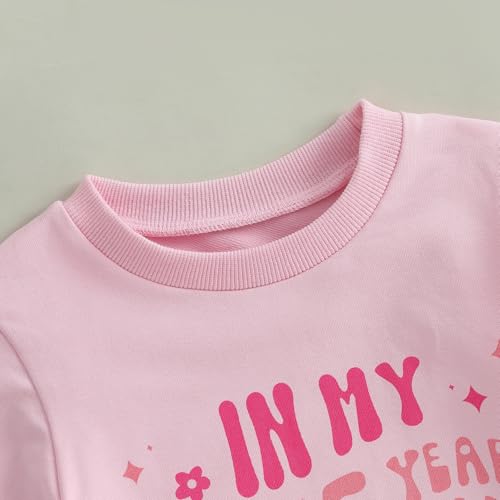 Bagilaanoe First Birthday Outfit Baby Girl In My One Year Old Era Long Sleeve Romper Sweatshirt Bodysuit Pullover4