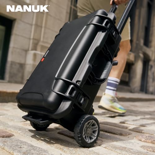 Image of NANUK 935 Waterproof Hard Case with Cubed Foam & Heavy-Duty Wheels, 22 inch x 14 inch x 9 inch - Dustproof, Impact-Resistant & Airline Carry-On Approved - Black