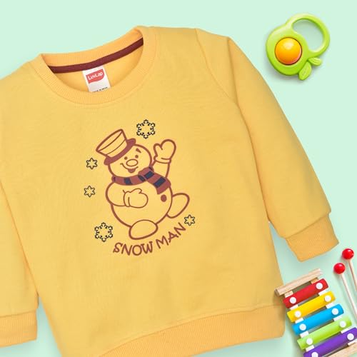 Image of LuvLap Baby Boys Full Sleeve Sweatshirt & Pyjama Sets, Pack of 2