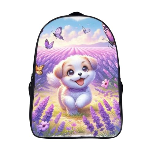 Mochila para niños regreso a la escuela con relieve de perro 3D