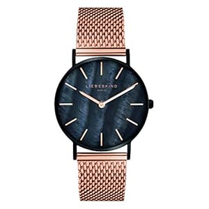 Liebeskind-Berlin-Damenuhr–Runde-Quarzuhr-34-mm–Mesharmband–5-ATM-wasserdicht–Modern-elegant