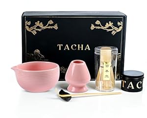 Tacha Pink Set Matcha-Teeset 7-teilig