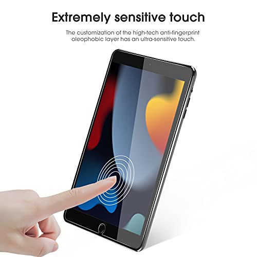 Image of OMOTON [3 Pack] Screen Protector Compatible with iPad 10.2 Inch - Tempered Glass Screen Protector