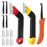 Coitak 13 PCS Grout Removal Tool Kit, 2 Tile Grout Saws with 6 Extra Blades, Hand Saw with 4 Extra Blades, Ideal for Tile Gap Cleaning and Repair