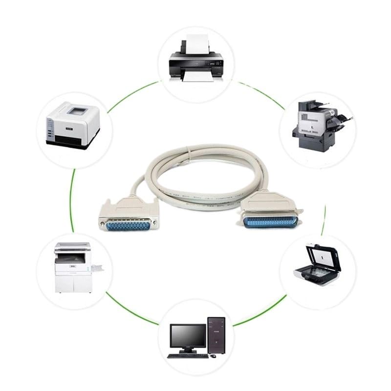 DB25 to CN36 Parallel Serial 1284 Printer Data Cable for Parallel Port Printer/Copier/Scanner and Other Equipment(9M)