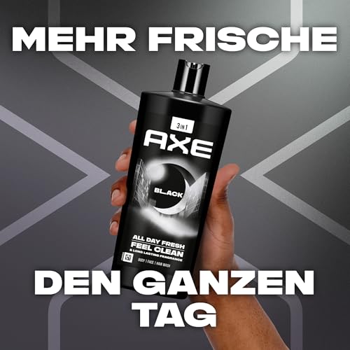 Axe 3-in-1 Duschgel & Shampoo Black XL für langanhaltende Frische und Duft dermatologisch getestet 700 ml 1 Stück – Ansicht 6